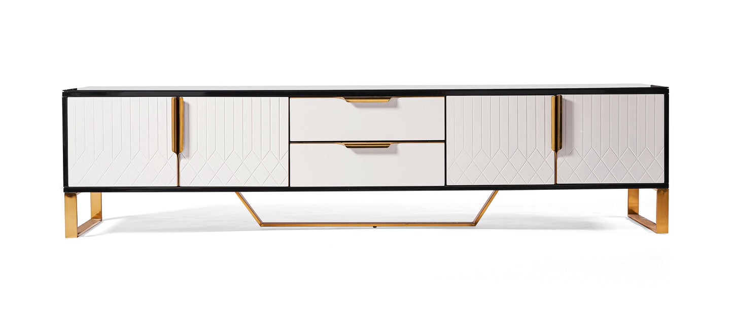 Dreamy Ribbed TV Unit