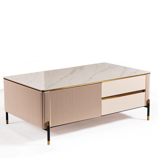 Belle Ribbed Coffee Table